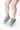 Water Shoes in Aqua & Shell Print