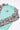 Long Sleeve Swimsuit Set in Aqua