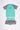Ruffle Swimsuit Set in Aqua